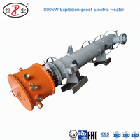 Calentador Eléctrico a Gas de Regeneración a Prueba de Explosiones de 800kW Incoloy 800H para Unidad de Eliminación de Benceno, Proyecto de COG a LNG de 30000Nm³/h