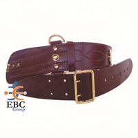 Sangle d'épaule réglable OEM Sam Brown pour suspension d'épée, en cuir de vachette, avec boucle en alliage faite à la main, largeur 2,25 pouces, personnalisable