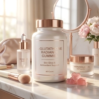 OEM/ODM L-Glutathione Collagen Whitening Gummies Meningkatkan Imunitas Mencerahkan Kulit Memberikan Kulit Bercahaya Sempurna 60-kapsul Suplemen