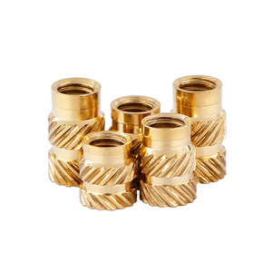 Inserti Filettati M1 M2 M2.5 M3 M4, Dadi a Fusione a Caldo, Inserti Zigrinati in Ottone per Plastica - Product Image 2