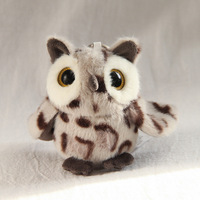 Peluche hibou super douce de 10 cm, mignonne, pour sac à dos, pendentif de voiture, jouet pour machine à griffes