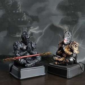 Personnage Foshan personnalisé <span class=keywords><strong>noir</strong></span> mythe <span class=keywords><strong>soleil</strong></span> Wukong figurine en résine modè<span class=keywords><strong>le</strong></span> Statue pour la décoration intérieure vente jeu Wukong Table - Product Image 1