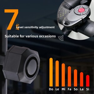 Jin Xirui <span class=keywords><strong>Alarm</strong></span> Anti Maling dengan Remote Control untuk Rumah, Pengisian Daya USB, <span class=keywords><strong>Alarm</strong></span> Getar - Product Image 2