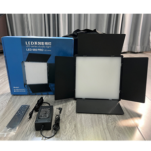 Bán hàng nóng Pro led660 ảnh studio Bảng điều chỉnh Đèn <span class=keywords><strong>LED</strong></span> video ánh sáng màu Nhiệt độ có thể điều chỉnh video sống Studio đèn - Product Image 3