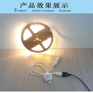 TDL-2025 bande intelligente LED lumières avec détecteur de mouvement interrupteur de capteur d'alarme 12V pour chambre salon escaliers couloir interrupteur mural - Product Image 5