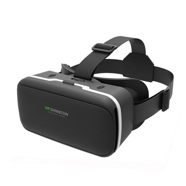 X420-1 Xiangqing 3D VR Glasses 50"-80" Virtual Screen Supports Android 4.0-6.3inch Phones Portable Design Headphone Included