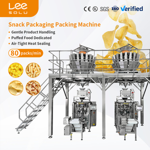 Pesadora Multicabezal Automática de Alta Precisión, Máquina de Llenado y Etiquetado de Papas Fritas y <span class=keywords><strong>Doritos</strong></span>, Máquina de Empaquetado de Acero Inoxidable - Product Image 1