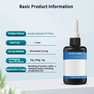 กาวอะคริลิกไร้เงาสำหรับยึดติดกับน้ำโลหะกันแสงยูวีน้ำยาซีลการซึมผ่านสูงแห้งเร็วมีความหนืดสูง - Product Image 3