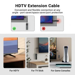 <span class=keywords><strong>Cable</strong></span> de Extensión HDTV Corto Avanzado 4K 60Hz, Macho a Hembra, para Roku, Fire TV Stick, <span class=keywords><strong>Chromecast</strong></span> Hub - Product Image 6