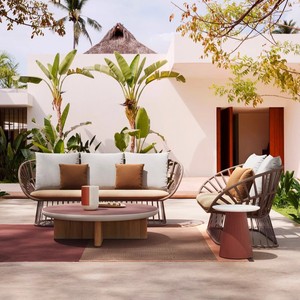 Chaise <span class=keywords><strong>de</strong></span> <span class=keywords><strong>jardin</strong></span> en rotin faite à la main, petite, pour balcon, extérieur, design moderne, durable, créative, pour <span class=keywords><strong>salon</strong></span> - Product Image 4