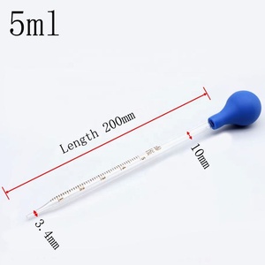 Tiandi phòng thí nghiệm 3ml thủy tinh tốt nghiệp Pipette với cao su bóng đèn pipettes - Product Image 3
