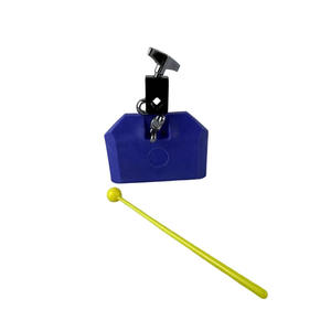 Suministros del fabricante Juego de batería Accesorios de acompañamiento en stock Tonos altos y bajos Baquetas cuadradas rojas y azules de plástico - Product Image 3