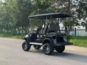 Carro de Golf Eléctrico de 6 Plazas con Batería de Litio de 72V de Calidad Premium, Versión para Carretera, Suspensión Independiente, Asientos de Lujo, Vehículo de Transporte para Resorts - Product Image 3