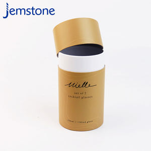 Custom Logo Eco-friendly Water <b>Bottle</b> Beverage Matte Kraft Cardboard Cylinder <b>Wine</b> Cocktail <b>Glasses</b> Paper Tube Packaging - Product Image 5