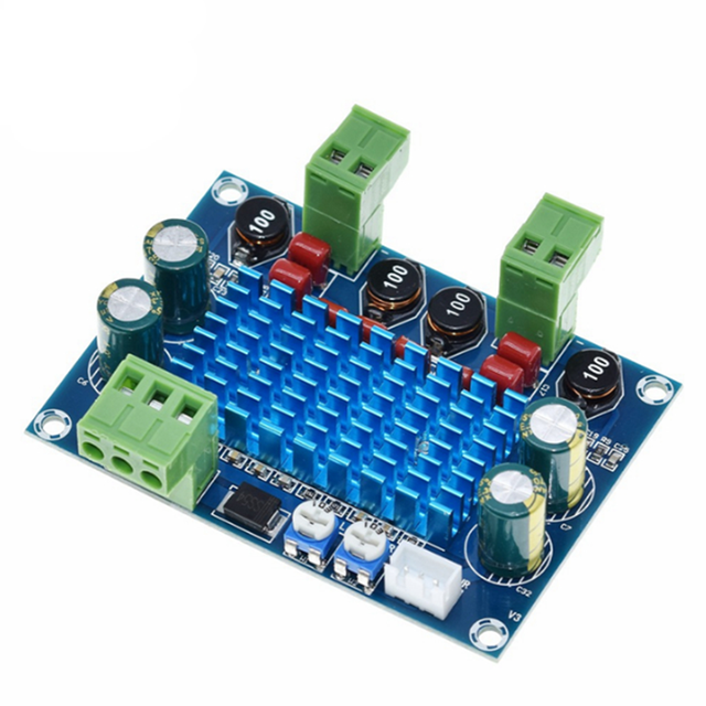 Digital HIFI Amplifier Board XH-M572 TPA3116D2 TPA3116 2X120W Chassis Dedicated High Power 5-28V Xh-M572 Module