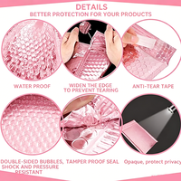 Enveloppe à bulles métallisée écologique personnalisée, imperméable et rembourrée, pour téléphone