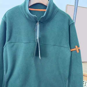 Sudaderas con <span class=keywords><strong>capucha</strong></span> de forro polar de ajuste holgado con media cremallera, tipo jersey, para hombre, deportivas, al por mayor, con bolsillo, antiestáticas, personalizables - Product Image 6