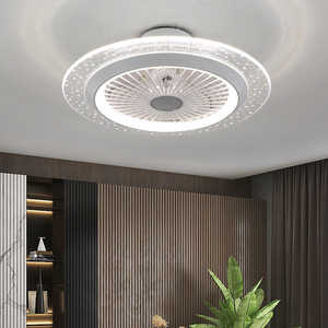 Ventilateur de plafond solaire moderne sans pales de 48 pouces, moteur DC, commande mécanique, pour extérieur et usage domestique, fonctionnement silencieux, classe d'efficacité énergétique - Product Image 4