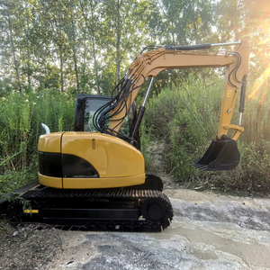 Excavatrice CAT 308C CR avec godet de terrassement, poids opérationnel de 8 tonnes - Product Image 1