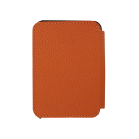Tarjetero de Cuero Pebble con Múltiples Ranuras y Colores Personalizados, con Sistema de Apertura Automática y Diseño Delgado, para Tarjetas de Visita