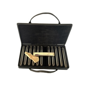 Harmonica diatonique professionnelle Seasound Factory à 24 trous, 12 lames en résine argentée, acier inoxydable, ABS, harmonica pas cher JH024-12 - Product Image 3