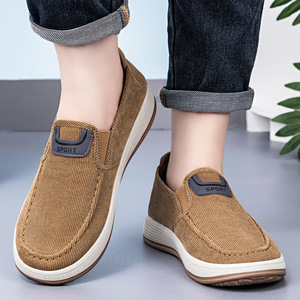 Zapatos Casuales para Hombre, Nuevo Estilo, Ligeros, Sin Cordones, Cómodos, Planos, con Rayas - Product Image 6