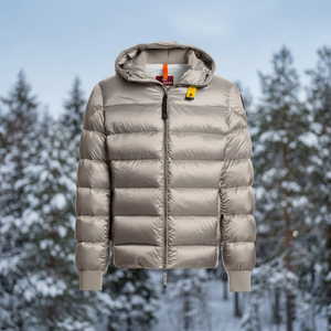 Blouson matelassé à capuche pour homme, respirant, imperméable, coupe-vent, motif écossais, fermeture éclair, coupe droite, col montant - Product Image 5