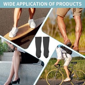 <span class=keywords><strong>Bas</strong></span> de <span class=keywords><strong>contention</strong></span> unisexes en nylon à compression graduée 20-30 mmHg, tricotés, montants jusqu'au genou, en élasthanne - Product Image 4