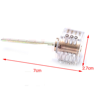 Ensemble d'outils de sélection de serrure de <span class=keywords><strong>cadenas</strong></span> croisé <span class=keywords><strong>transparent</strong></span> Kit de pratique de cueillette - Product Image 5