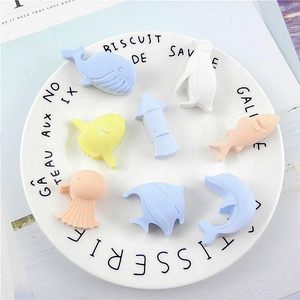 Moule à glaçons en silicone Animaux marins : Baleine, Poisson, Dauphin, Pingouin, Calmar pour la cuisson <span class=keywords><strong>de</strong></span> muffins, gâteaux, <span class=keywords><strong>chocolat</strong></span>, gelée - Product Image 6
