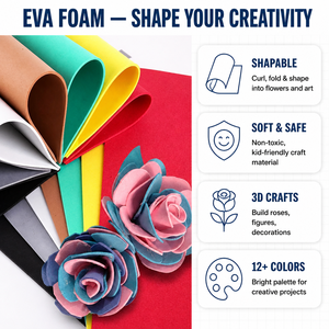 Fogli di Schiuma <span class=keywords><strong>EVA</strong></span> Sottile per la Realizzazione di Fiori in Schiuma <span class=keywords><strong>EVA</strong></span> - Product Image 2