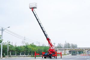 Plataforma Aérea de Trabajo Dongfeng de 28 Metros con Brazo Articulado para Elevación de Personas y Carga, con Rotación de 360 Grados, Precio Competitivo °   Cubo Giratorio - Product Image 3