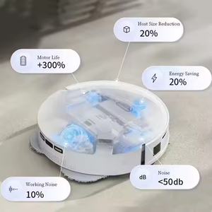 หุ่นยนต์ดูดฝุ่นอัตโนมัติ EU EU สำหรับใช้ในบ้านและโรงแรม พร้อมระบบทำความสะอาดตัวเอง จ่ายน้ำ ระบายน้ำ กวาด ถู ดูดฝุ่น - Product Image 3
