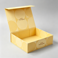 Boîte cadeau rigide en carton rose bleu personnalisée, matériaux recyclés, boîte en papier pour chaussures, pantoufles, chaussettes, fermeture magnétique