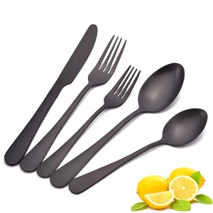 Wholesale Heavy Duty Stainless Steel Flatware Utensils Cutlery Set Silverware Including Knife <b>Fork</b> and Spoon - Product Image 2