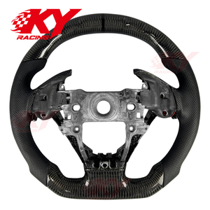 Accessoires de voiture Volant en fibre de carbone personnalisé avec LED RPM pour Acura TL ILX A-Spec RDX TSX ZDX - Product Image 4