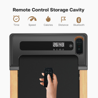 Elegante Caminadora Eléctrica Ultra Delgada de 2.5HP para Debajo del Escritorio, Mini Máquina para Correr que Ahorra Espacio con Control Remoto