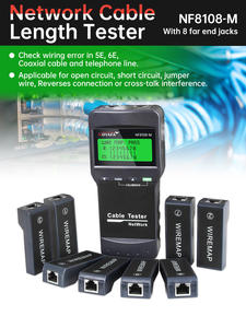 Profissional LCD LAN <span class=keywords><strong>Network</strong></span> <span class=keywords><strong>cable</strong></span> tester CAT5 CAT6 em NOYAFA - Product Image 2