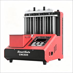 Nettoyeur d'injecteurs de carburant SmartSafe CNC605 en alliage d'aluminium à ultrasons GDI EFI SFI, réservoir de carburant 3L, injecteurs diesel Common Rail, 350W 12 - Product Image 1