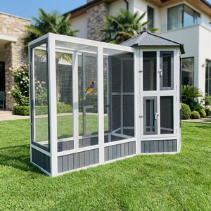 SDB011 SHUNDA <span class=keywords><strong>Cage</strong></span> à oiseaux moderne de luxe en bois, grande volière pour perroquets et pigeons, <span class=keywords><strong>cage</strong></span> écologique pour animaux de compagnie - Product Image 1