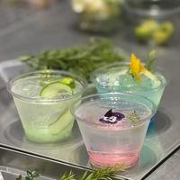 Expédition immédiate : 100, 500, 1000 gobelets jetables en plastique transparent, résistants au congélateur, pour boissons froides, café, boba, thé, jus, avec couvercles, 12oz, 16oz, 24oz, pour fêtes