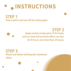 送料無料ホットセールハングオーバーパッチ防御経皮各種パーティー用 - Product Image 6