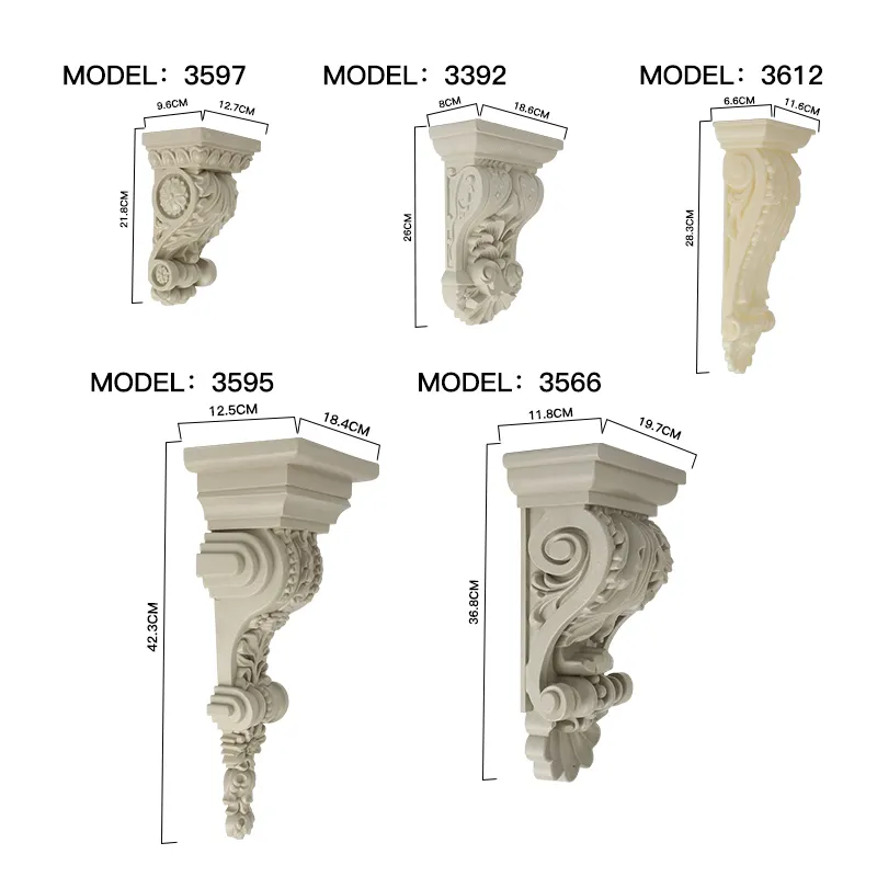 Kunden spezifische Manufaktur klassische Konsolen Wand dekoration Gesimse Corbel für die Inneneinrichtung