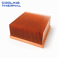 Pendingin Aluminium Kustom 60*60*20mm dengan Sirip Beralur Kepadatan Tinggi