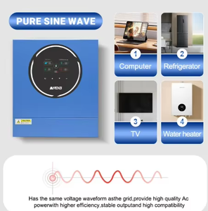 Anenji อินเวอร์เตอร์ไฮบริดแบบ ANJ-4.2KW-24V-WIFI 4.2KW 24V อินเวอร์เตอร์11KW 5KW หน้าจอสีสันสดใส - Product Image 2