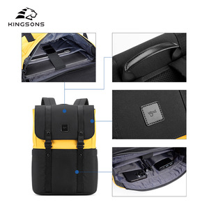 Kingsons Flip Top <b>Backpack</b> 20-35L Waterproof Eco Friendly <b>Large</b> Capacity Commuter Laptop Bag For Men Travel Casual - Product Image 3
