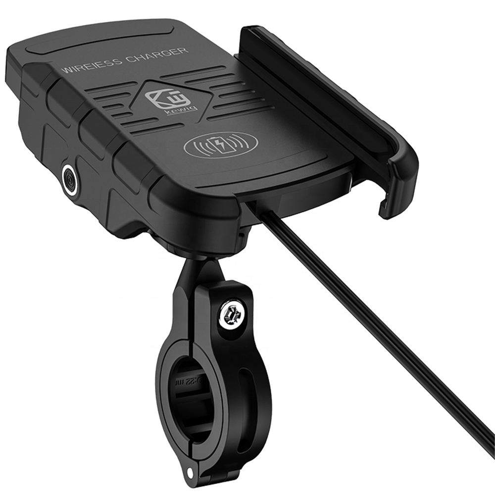 Водонепроницаемый Универсальный мотоциклетный держатель для телефона с беспроводным зарядным устройством, 12 В, 1,5 А, зарядка через USB, новый дизайн