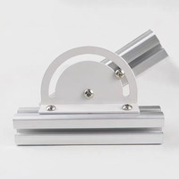 Plaque d'angle de connexion robuste à 180 degrés pour profilés en aluminium des séries 2020, 3030, 4040, 4545, 5050