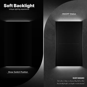 LangYeao for Tuya US Star Feather スマートWiFi/ZigBeeライトスイッチ 肌触りの良い振動式アプリ制御 1/2/3/4連 10A ニュートラル配線 - Product Image 5