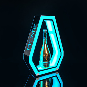 Type <b>Light</b> Acrylic Wine Rack Diamond Shape <b>Led</b> Lighting For <b>Bar</b> Restaurant Display - Product Image 3